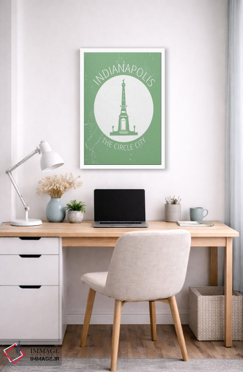 تابلو مینیمال ایندی، دایره اثر فلای گرافیکس - D3W