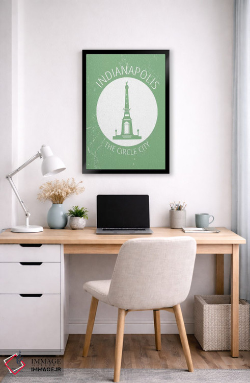 تابلو مینیمال ایندی، دایره اثر فلای گرافیکس - D6B