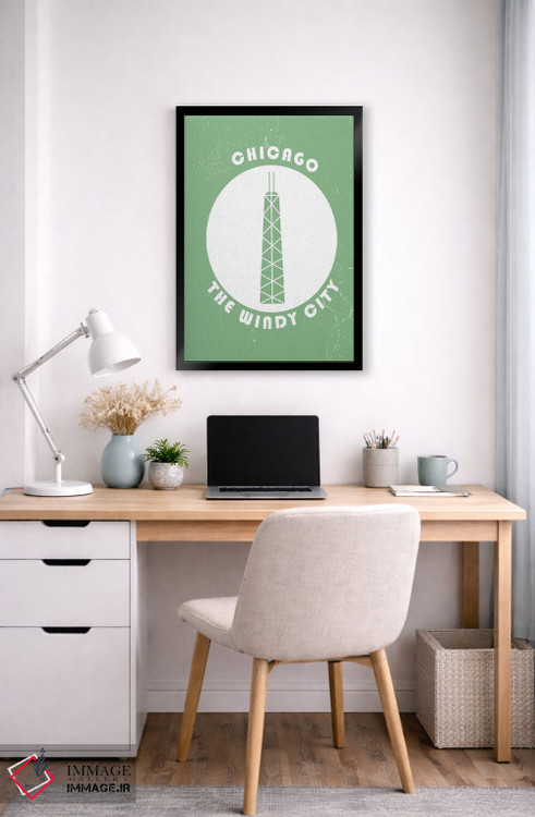 تابلو مینیمال شیکاگو، دایره ای اثر فلای گرافیکس - D5B