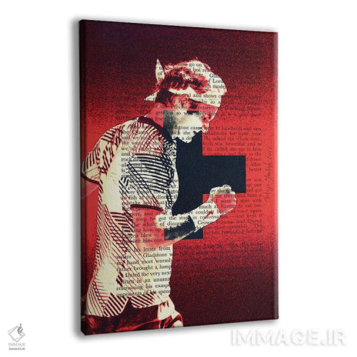 تابلو دکوراتیو راجر فدرر اثر فیلیپو ایمبریگی - نمای پرسپکتیو محصول