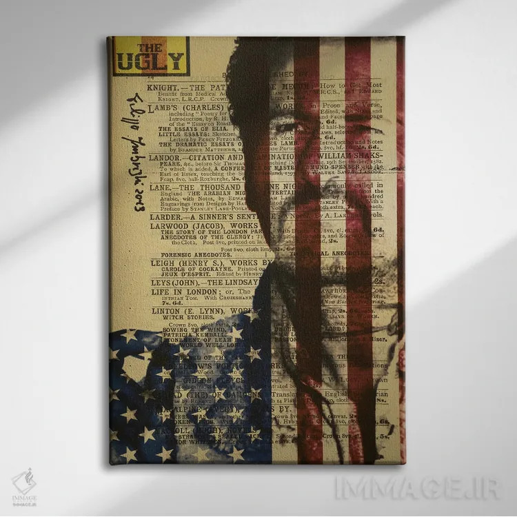 تابلو دکوراتیو زشت اثر فیلیپو ایمبریگی - نمای روبهرو روی دیوار