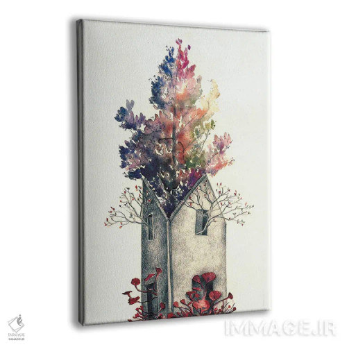 تابلو دکوراتیو خانه با منظره اثر فلاویا کودمی - نمای پرسپکتیو محصول