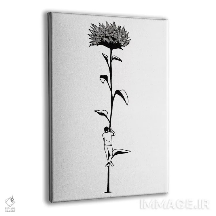 تابلو مینیمال دستاوردها اثر فیلیپو اسپینلی - نمای پرسپکتیو محصول