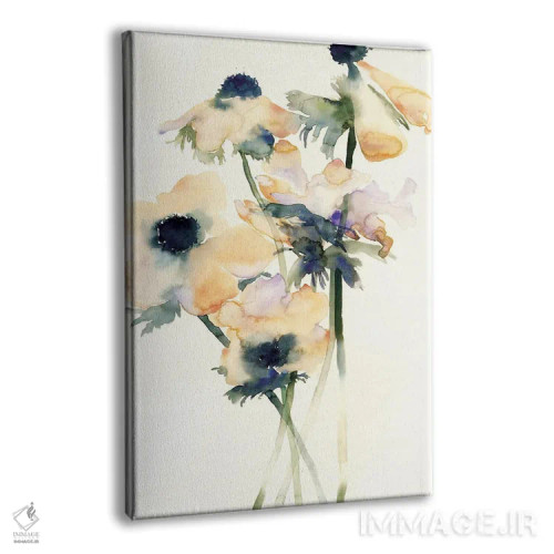 تابلو مدرن دسته گل II اثر فلاویا کودمی - نمای پرسپکتیو محصول