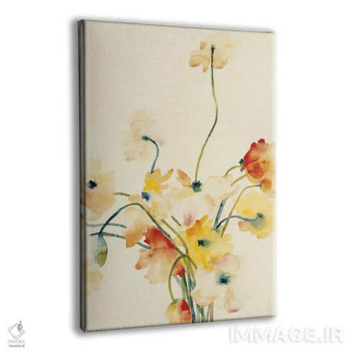 تابلو مدرن دسته گل III اثر فلاویا کودمی - نمای پرسپکتیو محصول