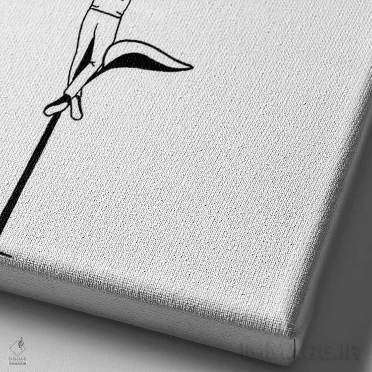 تابلو مینیمال دستاوردها اثر فیلیپو اسپینلی - نمای نزدیک بافت بوم