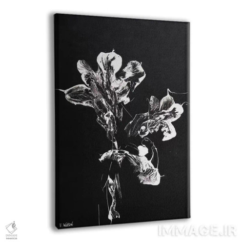 تابلو انتزاعی نقاب نیمه شب اثر فرانسواز واتره - نمای پرسپکتیو محصول