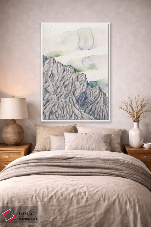 تابلو مینیمال آسمان کوهستانی اثر فلاویا کودمی - D1W