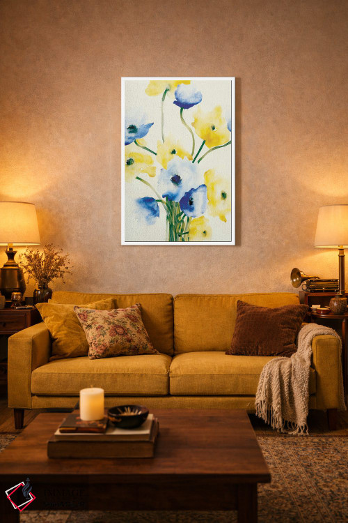 تابلو مینیمال شقایق اثر فلاویا کودمی - D2W