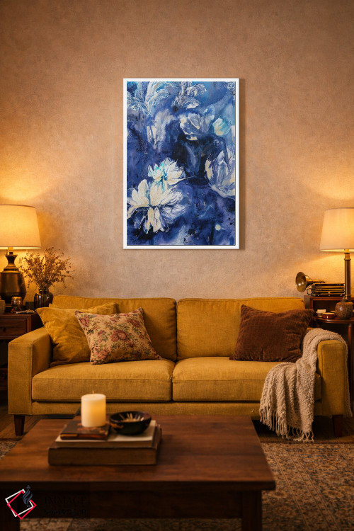 تابلو مینیمال مخمل اثر فرانسواز واتره - D2W