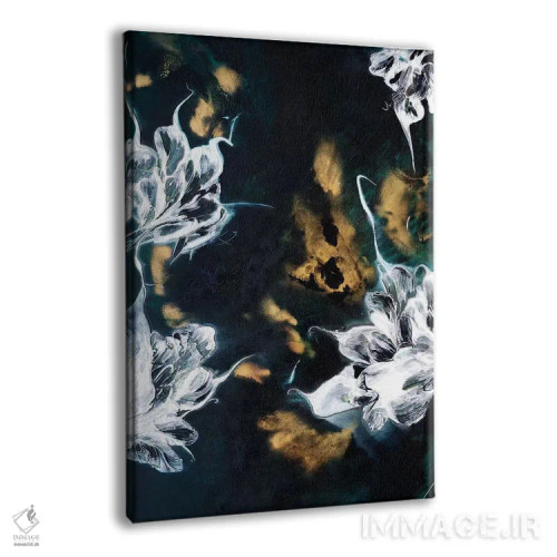 تابلو انتزاعی شکوفه زدن دانوب II اثر فرانسواز واتره - نمای پرسپکتیو محصول