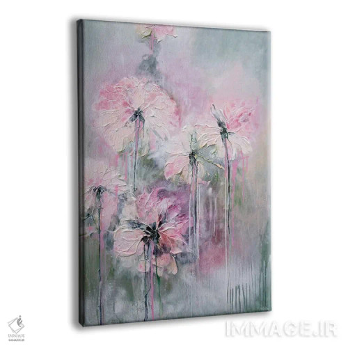 تابلو انتزاعی باران آرام تابستانی اثر فرانسواز واتره - نمای پرسپکتیو محصول