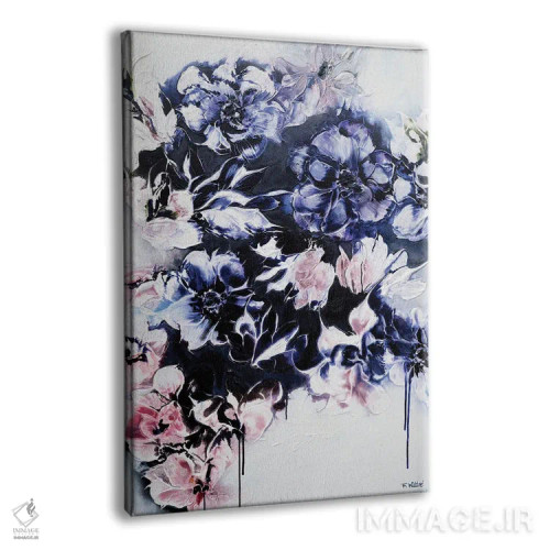 تابلو انتزاعی آرامش اثر فرانسواز واتره - نمای پرسپکتیو محصول