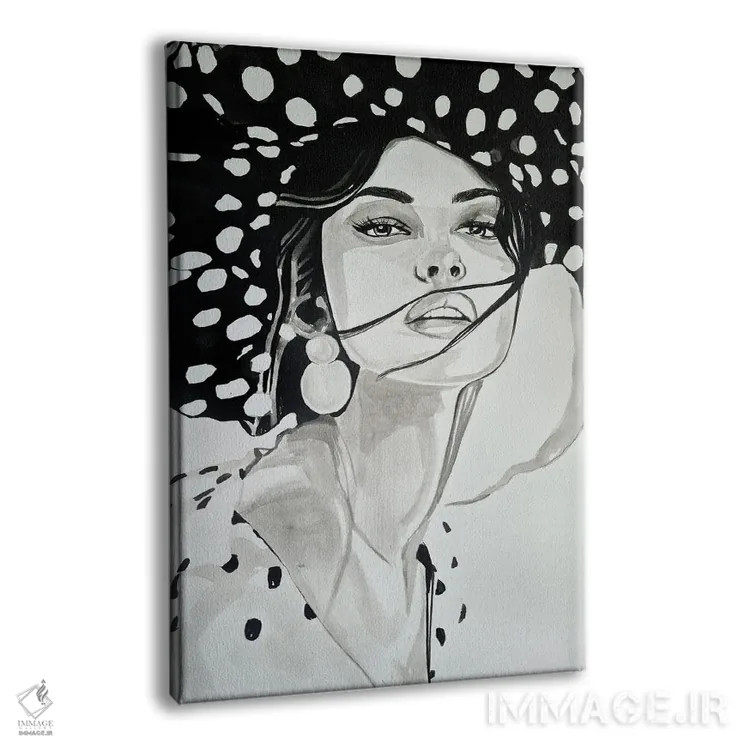 تابلو دکوراتیو کمتر یعنی بیشتر اثر گیل لبلو - نمای پرسپکتیو محصول