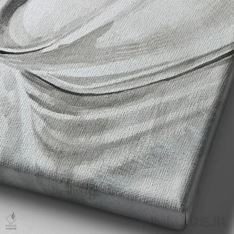 تابلو دکوراتیو لانژ لوکس اثر گیل لبلو - نمای نزدیک بافت بوم