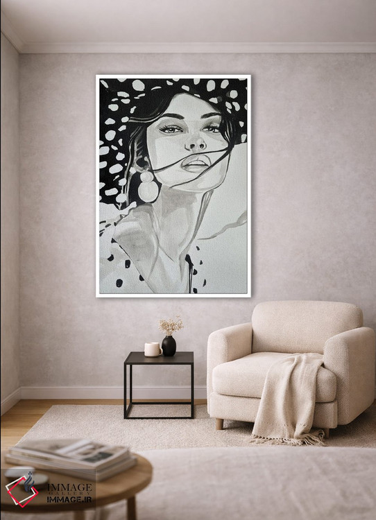 تابلو دکوراتیو کمتر یعنی بیشتر اثر گیل لبلو - D1W