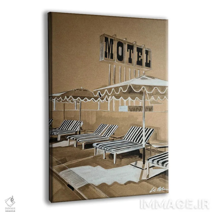 تابلو دکوراتیو متل اثر گیل لبلو - نمای پرسپکتیو محصول