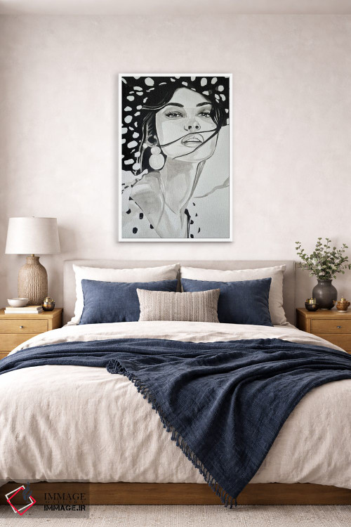 تابلو دکوراتیو کمتر یعنی بیشتر اثر گیل لبلو - D5W