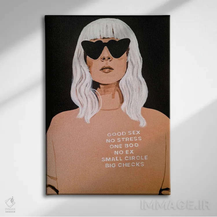 تابلو دکوراتیو یک بو اثر گیل لبلو - نمای روبهرو روی دیوار