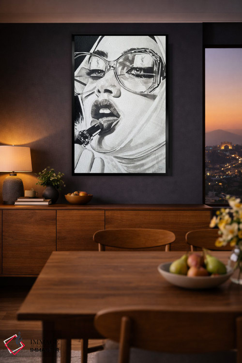 تابلو دکوراتیو لانژ لوکس اثر گیل لبلو - D2B