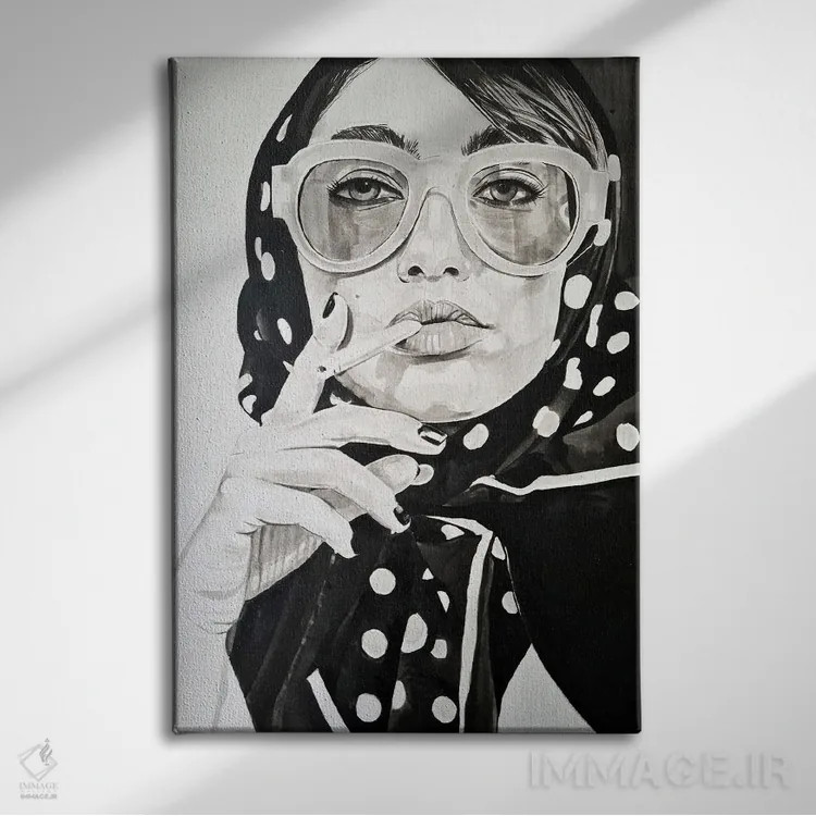 تابلو دکوراتیو باران دوباره می آید اثر گیل لبلو - نمای روبهرو روی دیوار