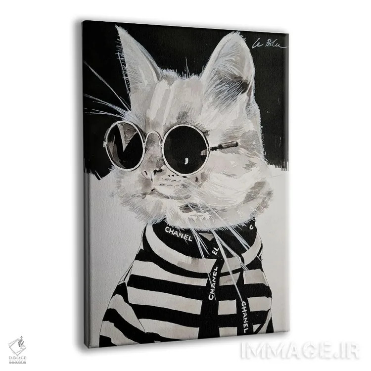 تابلو دکوراتیو عاشق شنل اثر گیل لبلو - نمای پرسپکتیو محصول