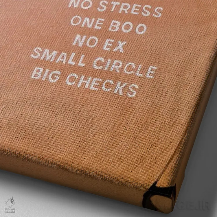 تابلو دکوراتیو یک بو اثر گیل لبلو - نمای نزدیک بافت بوم