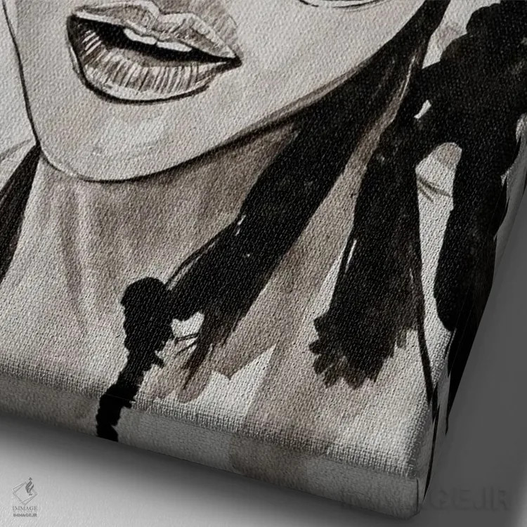 تابلو دکوراتیو بچه باحال اثر گیل لبلو - نمای نزدیک بافت بوم