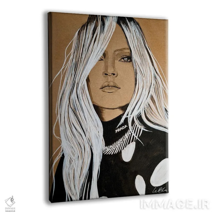 تابلو دکوراتیو فقط اجازه بده تو را تحسین کنم اثر گیل لبلو - نمای پرسپکتیو محصول