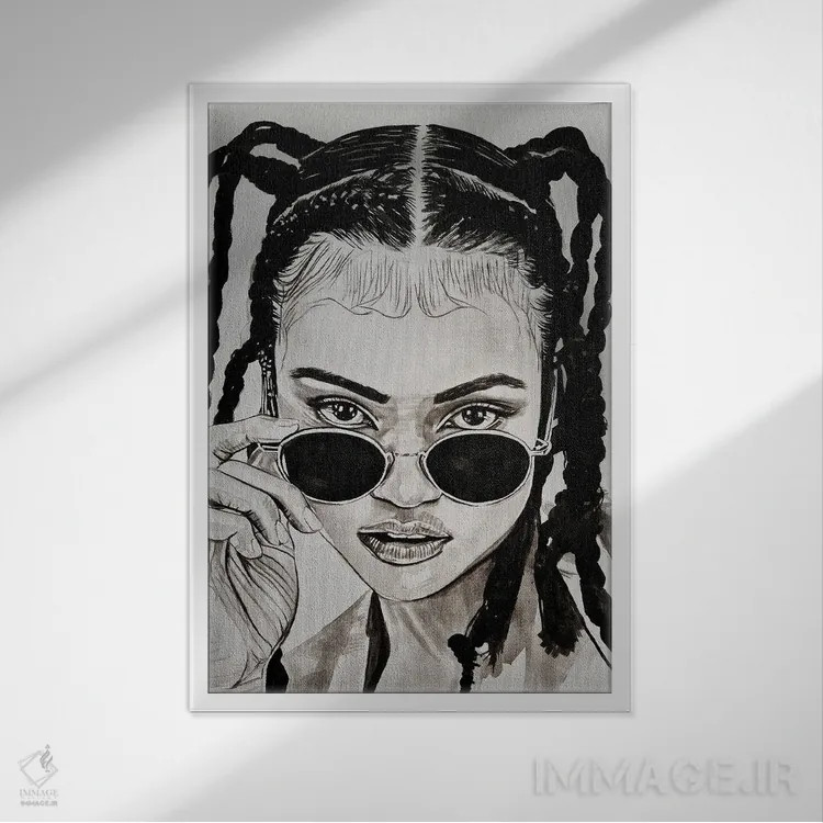 تابلو دکوراتیو بچه باحال اثر گیل لبلو - نمای قابدار سفید