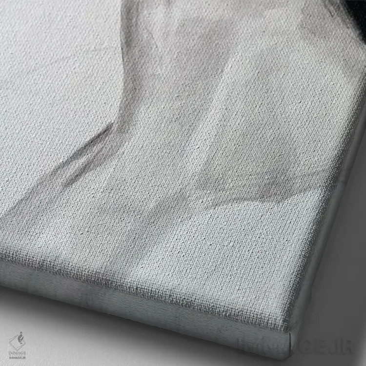 تابلو دکوراتیو به من بگو چه لازم است اثر گیل لبلو - نمای نزدیک بافت بوم