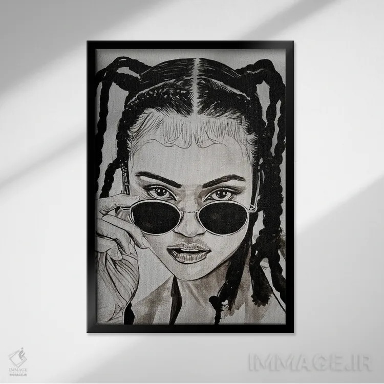 تابلو دکوراتیو بچه باحال اثر گیل لبلو - نمای قابدار مشکی