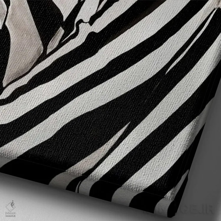 تابلو دکوراتیو شاید دفعه بعد تو مال من و من مال تو باشم اثر گیل لبلو - نمای نزدیک بافت بوم