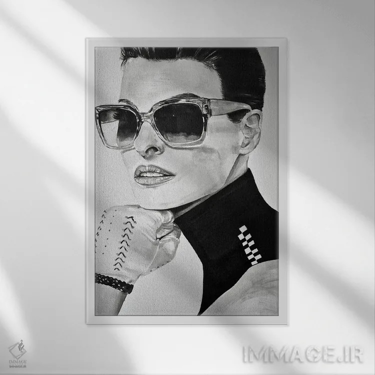 تابلو دکوراتیو اعتیاد به گلف اثر گیل لبلو - نمای قابدار سفید