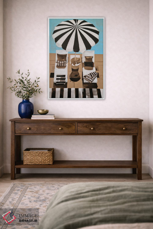 تابلو دکوراتیو من دو عشق دارم اثر گیل لبلو - D2W