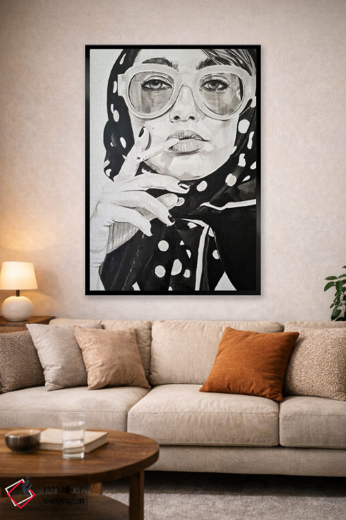 تابلو دکوراتیو باران دوباره می آید اثر گیل لبلو - D1B