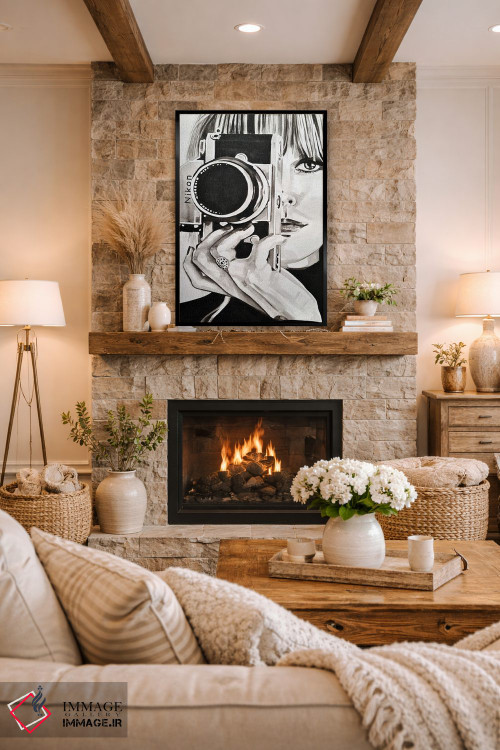 تابلو دکوراتیو گرفتن اثر گیل لبلو - D1B