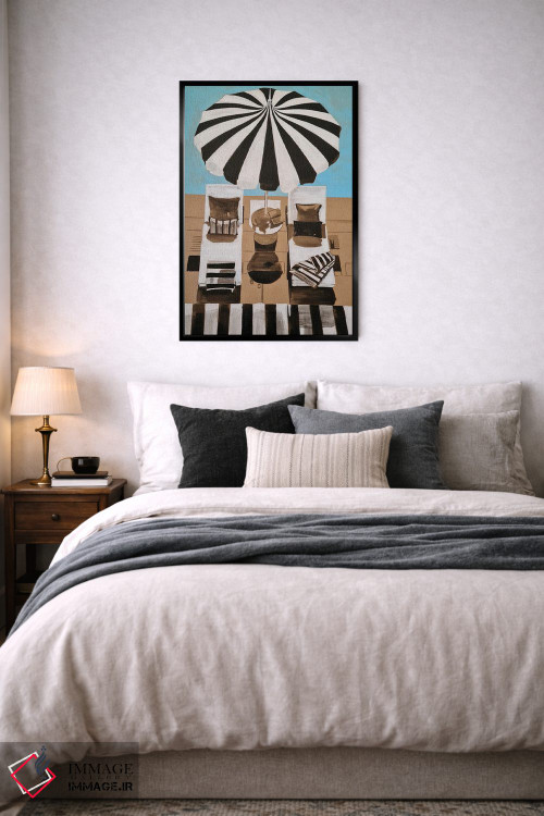 تابلو دکوراتیو من دو عشق دارم اثر گیل لبلو - D5B