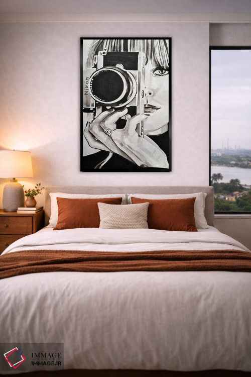 تابلو دکوراتیو گرفتن اثر گیل لبلو - D3B