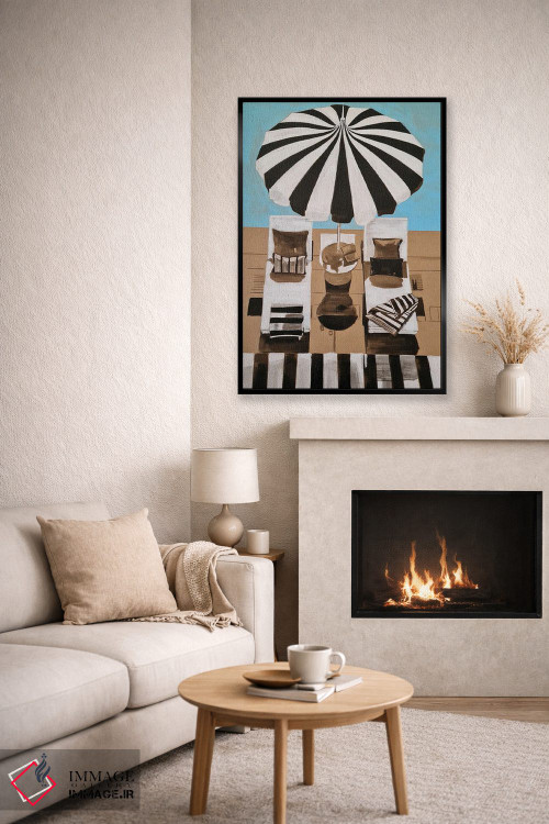 تابلو دکوراتیو من دو عشق دارم اثر گیل لبلو - D6B