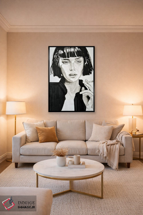 تابلو دکوراتیو هماهنگ با میل آرامشت اثر گیل لبلو - D5B