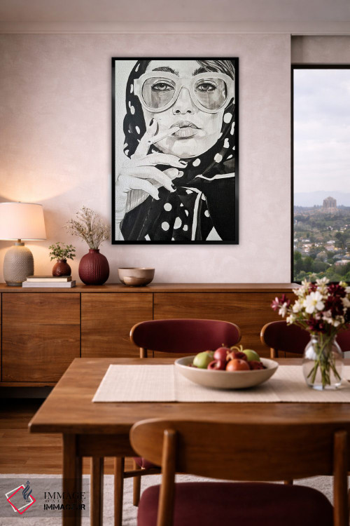 تابلو دکوراتیو باران دوباره می آید اثر گیل لبلو - D5B