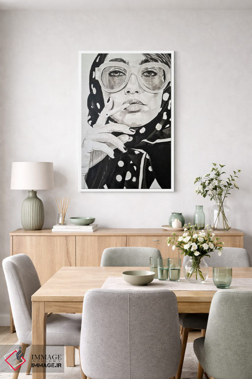 تابلو دکوراتیو باران دوباره می آید اثر گیل لبلو - D6W