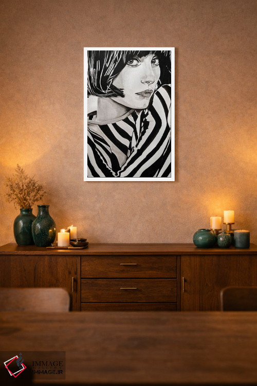 تابلو دکوراتیو شاید دفعه بعد تو مال من و من مال تو باشم اثر گیل لبلو - D1W