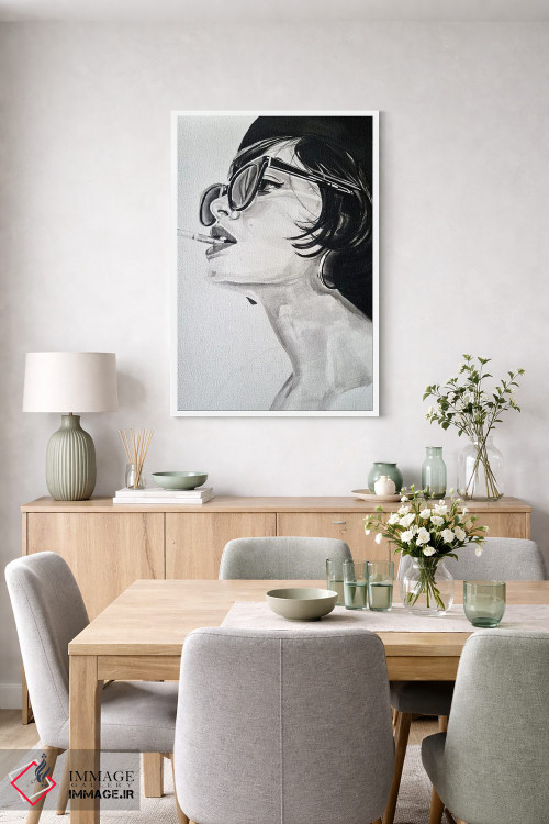 تابلو دکوراتیو به من بگو چه لازم است اثر گیل لبلو - D5W