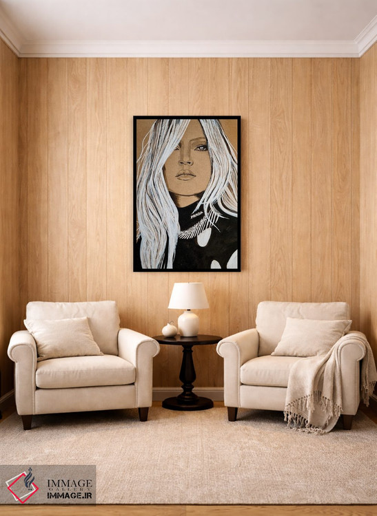 تابلو دکوراتیو فقط اجازه بده تو را تحسین کنم اثر گیل لبلو - D3B