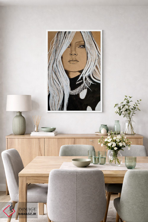 تابلو دکوراتیو فقط اجازه بده تو را تحسین کنم اثر گیل لبلو - D6W