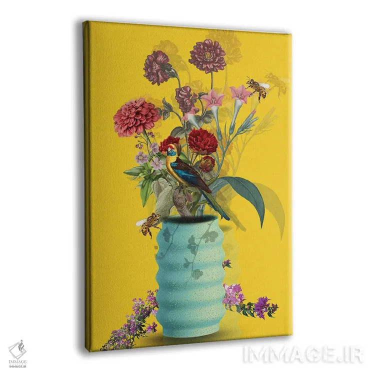 تابلو دکوراتیو گل اثر ادسون راموس - نمای پرسپکتیو محصول
