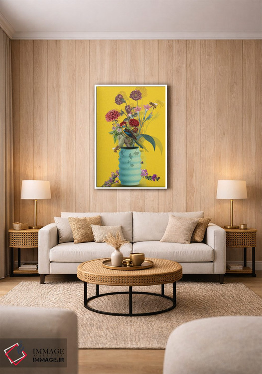 تابلو دکوراتیو گل اثر ادسون راموس - D1W