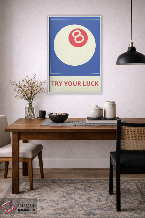 تابلو دکوراتیو شانس خود را امتحان کن اثر ادسون راموس - D5W